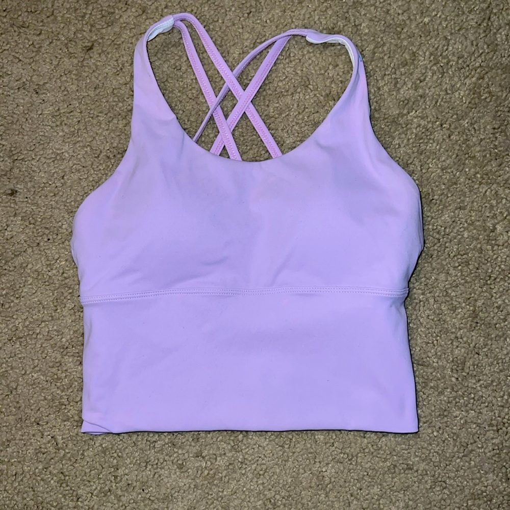 NVGTN Lilac matrix bra top